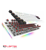 CLAVIER GAMER MÉCANIQUE AQIRYS ALUDRA TKL 100% ANTI-GHOSTING RGB - BLANC - TN