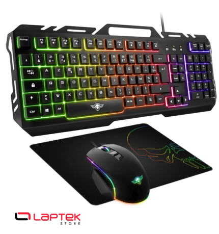 PRO-MK5 PACK 3 EN 1 CLAV+SOURIS+TAPIS
