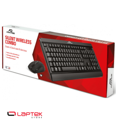 ENSEMBLE CLAVIER ET SOURIS SANS FIL ADVANCE SILENT