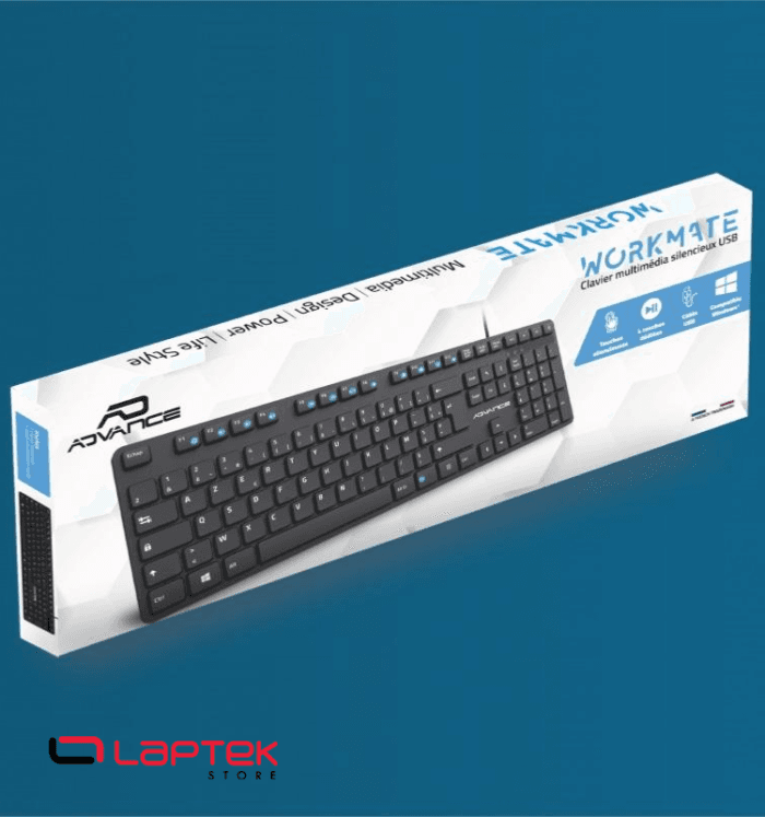 CLAVIER Advance Silencieux Filaire-CLA-5100