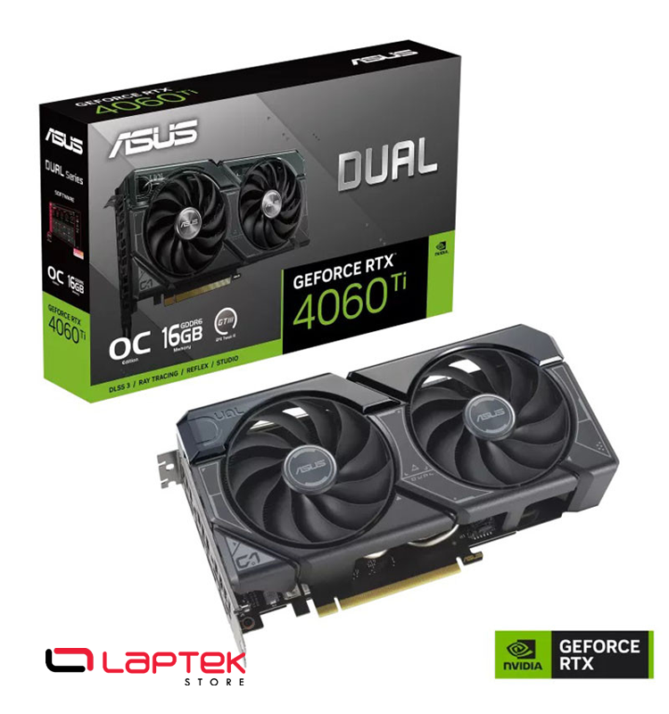 Carte Graphique - ASUS DUAL GEFORCE RTX 4060 OC 8GB BLACK EDITION