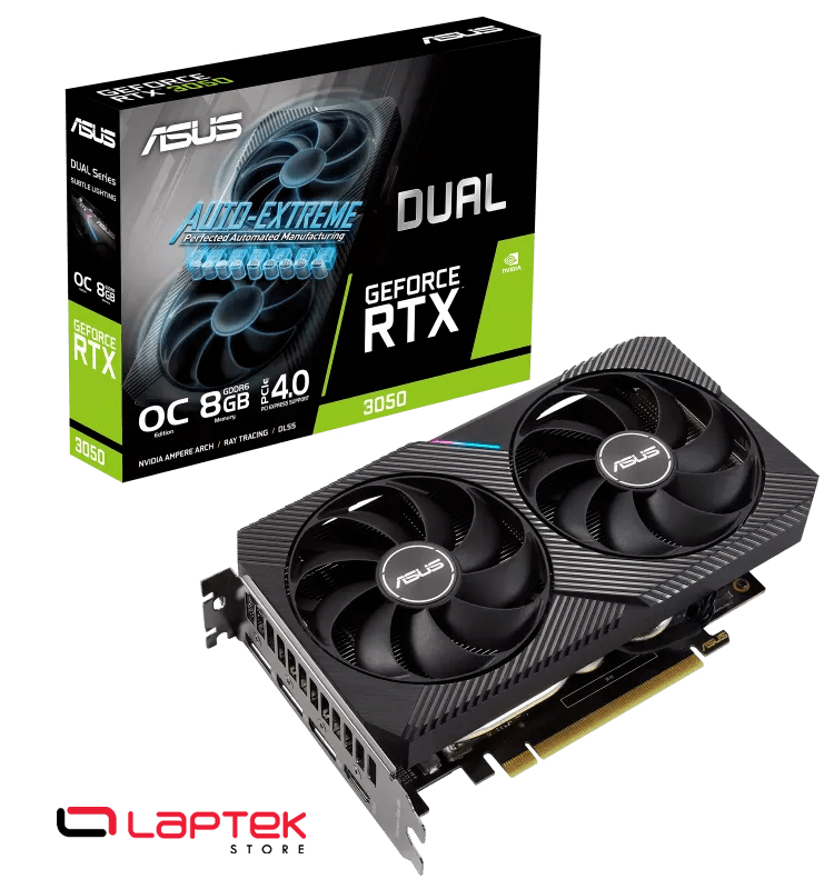 Carte Graphique - ASUS Dual GeForce RTX 3050 OC 8GB GDDR6