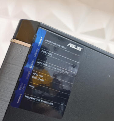 Unité Pro ASUS K20CE - Intel Pentium J3710 - 8 Go - RAM DDR3 - Nvidia Gt 720 2Go - 1 Tera HDD