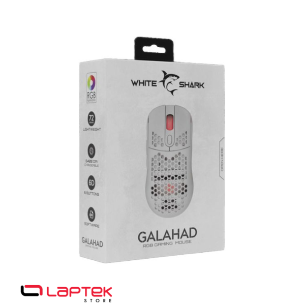 SOURIS WHITE SHARK GALAHAD. GM-5007 - WHITE