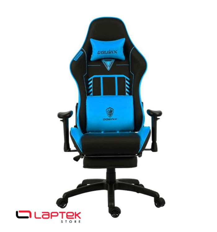 CHAISE GAMING DOWINX LS6670 GRIS AVEC FONCTION MASSAGE ET REPOSE PIED