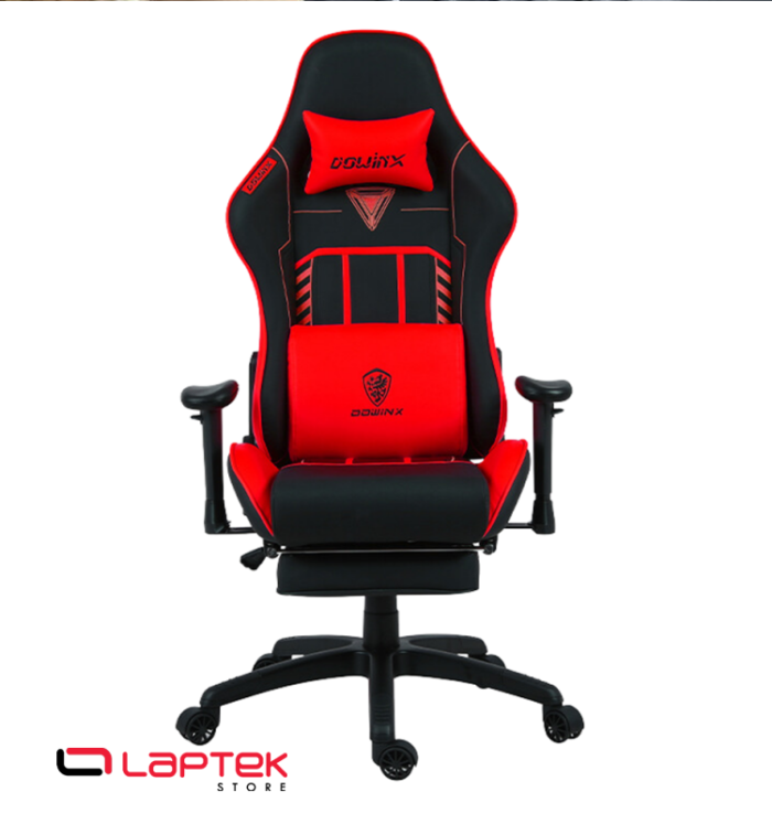 CHAISE GAMING DOWINX LS6670 GRIS AVEC FONCTION MASSAGE ET REPOSE PIED