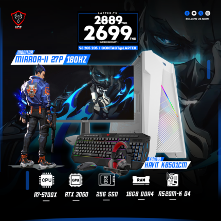 Full Setup Gamer | AMD Ryzen 7 5700X | NVIDIA RTX 3050 | 256 SSD 2.5 | 16 Ram DDR4 3200Mhz | WIFI