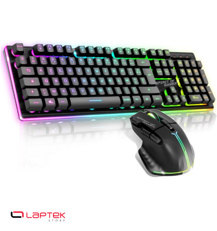 Ensemble Clavier et Souris Gamer SPIRIT OF GAMER ULTIMATE 600 - Black