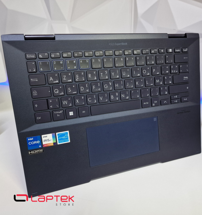 Asus Expert Book B7 Flip - Convertible Tactile 2 en 1 - Core I5 11éme Gén - 16 Go RAM DDR4 - 256 Go SSD Nvme