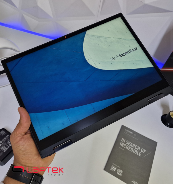 Asus Expert Book B7 Flip - Convertible Tactile 2 en 1 - Core I5 11éme Gén - 16 Go RAM DDR4 - 256 Go SSD Nvme