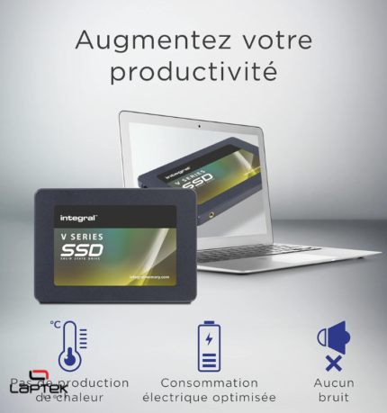 Disque Dur Integral V Série 128 GB SATA III 2.5 Internal SSD