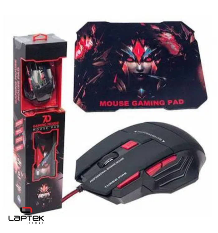PACK SOURIS ET TAPIS GAMING KEYWIN 7D