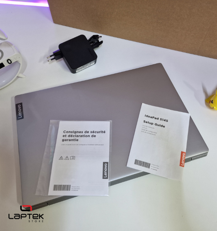 Lenovo IdeaPad S145 _ Core I3 10éme Gén _ 12 Go RAM DDR4 _ Intel Ultra HD Graphics _ 256 SSD Nvme + 1To HDD
