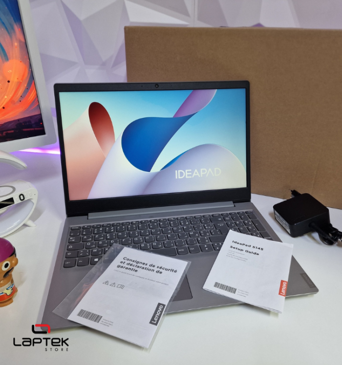 Lenovo IdeaPad S145 _ Core I3 10éme Gén _ 12 Go RAM DDR4 _ Intel Ultra HD Graphics _ 256 SSD Nvme + 1To HDD