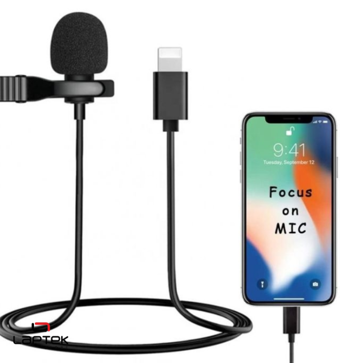Microphone Micro Cravate Lightning pour iPhone DK-MK1