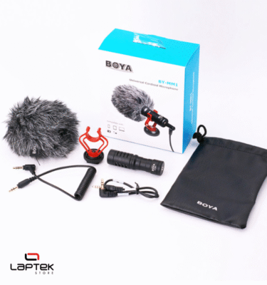 Microphone de caméra universel Boya MM1 Microphone canon super cardioïde avec support