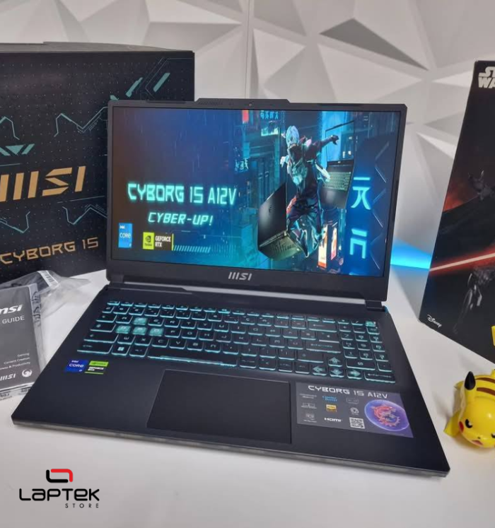 Pc Gamer MSI CYBORG 15 _ 144 Hz _ Core i7 12éme _ RTX 4050 6Gb _ 16 Go RAM DDR5 _ 512 SSD Nvme