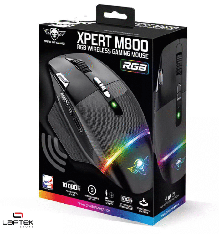 Souris Gamer sans fil Spirit of Gamer XPERT-M800 - 10000 dpi
