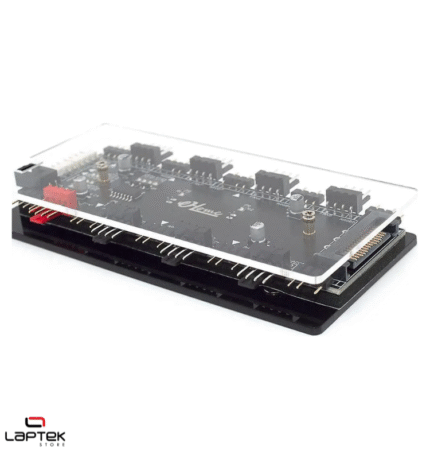 Contrôleur Hub RGB 12V 4-Pin vers ARGB 5V 3-Pin – Adaptateur Shenguang avec Synchronisation PWM & Gestion Température – Aura Conversion