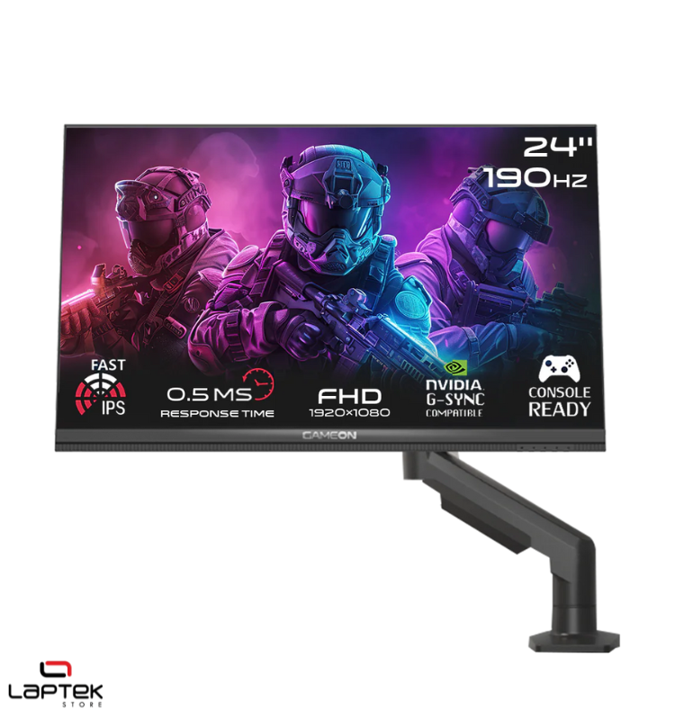Ecran GAMEON 24.5″ | 190HZ | 0.5MS | IPS + SUPPORT – Midnight Pro X Series
